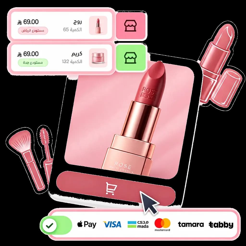 A beauty and care store built on Zid