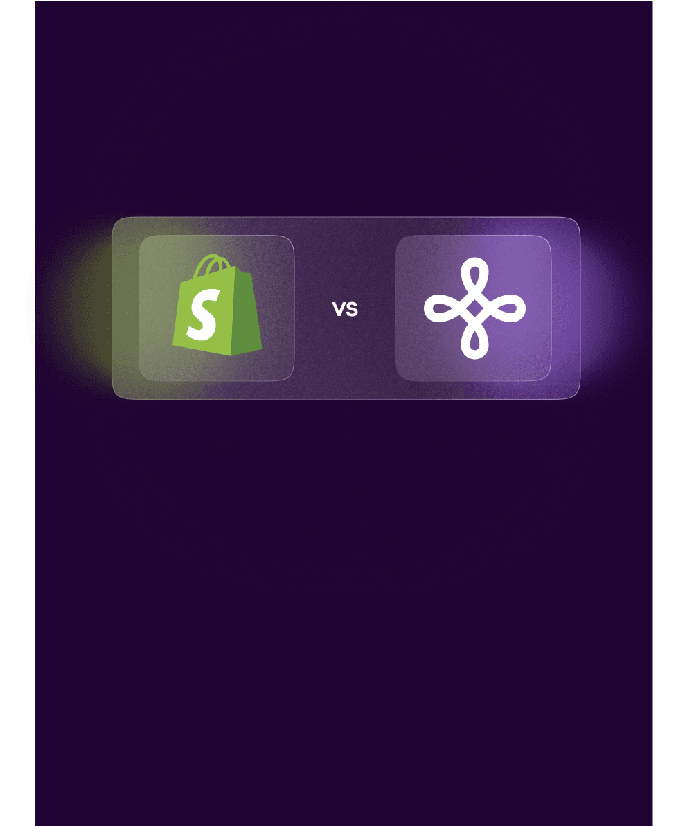 Background image showing Shopify × Zid