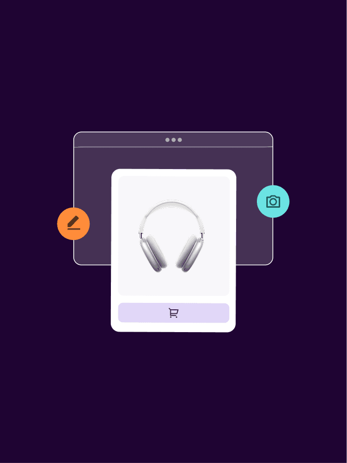 Background image showing تصوير وكتابة محتوى