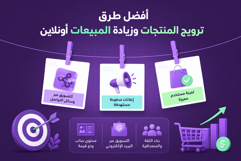أفضل طرق ترويج المنتجات وزيادة المبيعات أونلاين